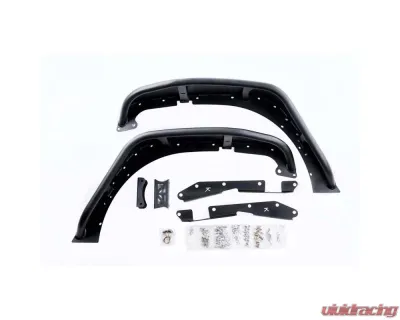 Combat Off Road Black Aluminum Fenders Front Pair Jeep Wrangler 2007-2018 - 15-1076
